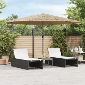 Garden umbrella with brown steel pole 388x388x248 cm by , Umbrellas - Ref: Foro24-4005113, Price: 133,34 €, Discount: %