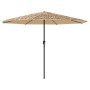 Garden umbrella with brown steel pole 388x388x248 cm by , Umbrellas - Ref: Foro24-4005113, Price: 133,34 €, Discount: %