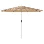 Garden umbrella with brown steel pole 388x388x248 cm by , Umbrellas - Ref: Foro24-4005113, Price: 133,34 €, Discount: %