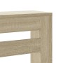 Cubierta de radiador madera ingeniería roble Sonoma 78x20x82 cm de , Accesorios para radiadores de calefacción - Ref: Foro24-...