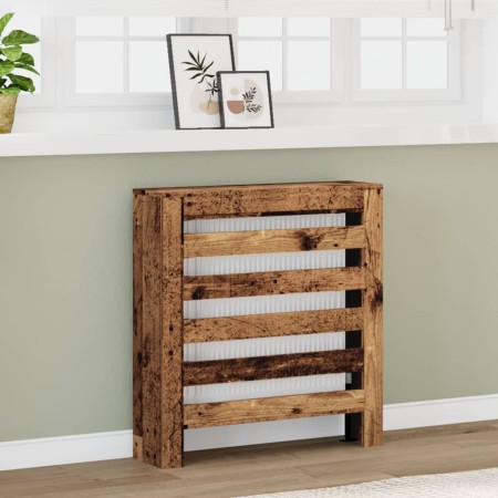 Radiator cover in aged wood color, 78x20x82 cm. by , Accessories for heating radiators - Ref: Foro24-852688, Price: 54,97 €, ...