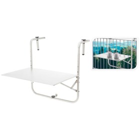 ProGarden Matte White Balcony Table by ProGarden, Garden tables - Ref: Foro24-436290, Price: 47,63 €, Discount: %