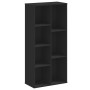 Estantería de madera de ingeniería negra 50x25x105 cm de , Librerías y estanterías - Ref: Foro24-852790, Precio: 60,46 €, Des...