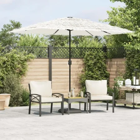 Sombrilla de jardín con poste de acero blanca 300x200x250 cm by , Umbrellas - Ref: Foro24-4005096, Price: 104,74 €, Discount: %