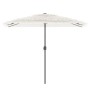 Garden umbrella with white steel pole 300x200x250 cm by , Umbrellas - Ref: Foro24-4005096, Price: 101,06 €, Discount: %