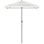 Garden umbrella with white steel pole 300x200x250 cm by , Umbrellas - Ref: Foro24-4005096, Price: 101,06 €, Discount: %