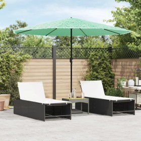 Garden umbrella with green steel pole 324x324x247 cm by , Umbrellas - Ref: Foro24-4005111, Price: 111,99 €, Discount: %