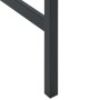 Tall bar table made of steel with black powder coating, measuring 100x100x110 cm. by , Garden tables - Ref: Foro24-4009269, P...