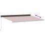 Toldo retráctil manual burdeos 450x300 cm de , Toldos - Ref: Foro24-3215321, Precio: 598,14 €, Descuento: %