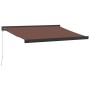 Toldo retráctil manual marrón 300x250 cm de , Toldos - Ref: Foro24-3215723, Precio: 493,99 €, Descuento: %