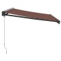 Toldo retráctil manual marrón 300x250 cm de , Toldos - Ref: Foro24-3215723, Precio: 493,99 €, Descuento: %