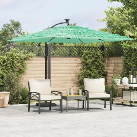 Garden umbrella with green steel pole 269x269x235 cm by , Umbrellas - Ref: Foro24-4005080, Price: 128,08 €, Discount: %