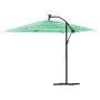 Garden umbrella with green steel pole 269x269x235 cm by , Umbrellas - Ref: Foro24-4005080, Price: 128,08 €, Discount: %