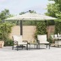 Garden umbrella with white steel pole 246x246x230 cm by , Umbrellas - Ref: Foro24-4005077, Price: 143,68 €, Discount: %