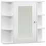 Bathroom cabinet with white mirror 66x17x63 cm MDF by vidaXL, bathroom vanities - Ref: Foro24-323601, Price: 85,32 €, Discoun...