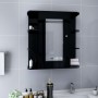 Armario de baño con espejo negro 66x17x63 cm MDF de vidaXL, Tocadores de baño - Ref: Foro24-323602, Precio: 133,80 €, Descuen...