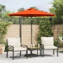 Garden umbrella with terracotta steel pole 225x225x212 cm by , Umbrellas - Ref: Foro24-4005063, Price: 54,93 €, Discount: %