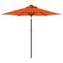 Garden umbrella with terracotta steel pole 225x225x212 cm by , Umbrellas - Ref: Foro24-4005063, Price: 54,93 €, Discount: %