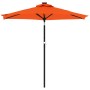 Garden umbrella with terracotta steel pole 225x225x212 cm by , Umbrellas - Ref: Foro24-4005063, Price: 54,93 €, Discount: %