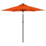 Garden umbrella with terracotta steel pole 225x225x212 cm by , Umbrellas - Ref: Foro24-4005063, Price: 54,93 €, Discount: %