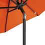 Garden umbrella with terracotta steel pole 225x225x212 cm by , Umbrellas - Ref: Foro24-4005063, Price: 54,93 €, Discount: %