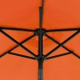 Garden umbrella with terracotta steel pole 225x225x212 cm by , Umbrellas - Ref: Foro24-4005063, Price: 54,93 €, Discount: %