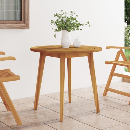 Solid acacia wood garden table Ø85x75 cm by vidaXL, Garden tables - Ref: Foro24-310299, Price: 120,99 €, Discount: %