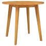 Solid acacia wood garden table Ø85x75 cm by vidaXL, Garden tables - Ref: Foro24-310299, Price: 120,99 €, Discount: %