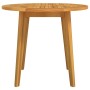 Solid acacia wood garden table Ø85x75 cm by vidaXL, Garden tables - Ref: Foro24-310299, Price: 120,99 €, Discount: %