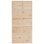 Solid pine wood barn door 100x208 cm by , Doors - Ref: Foro24-850638, Price: 111,99 €, Discount: %