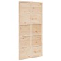 Puerta de granero madera maciza de pino 100x208 cm de , Puertas - Ref: Foro24-850638, Precio: 101,93 €, Descuento: %