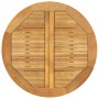 Mesa de jardín madera maciza de acacia Ø85x75 cm de vidaXL, Mesas de jardín - Ref: Foro24-310299, Precio: 121,15 €, Descuento: %