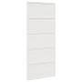 Puerta de granero madera maciza pino blanca 90x208 cm de , Puertas - Ref: Foro24-850633, Precio: 130,23 €, Descuento: %