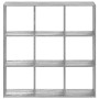 Estantería madera de ingeniería gris Sonoma 102x32x102 cm de , Librerías y estanterías - Ref: Foro24-852821, Precio: 84,99 €,...