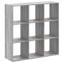 Estantería madera de ingeniería gris Sonoma 102x32x102 cm de , Librerías y estanterías - Ref: Foro24-852821, Precio: 84,99 €,...