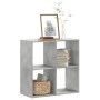 Estantería madera de ingeniería gris hormigón 68,5x32x68,5 cm de , Librerías y estanterías - Ref: Foro24-852828, Precio: 49,9...