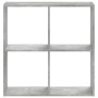 Estantería madera de ingeniería gris hormigón 68,5x32x68,5 cm de , Librerías y estanterías - Ref: Foro24-852828, Precio: 49,9...