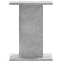 Soportes altavoces 2 uds madera gris hormigón 30x30x40 cm de , Soportes para altavoces - Ref: Foro24-852648, Precio: 48,78 €,...