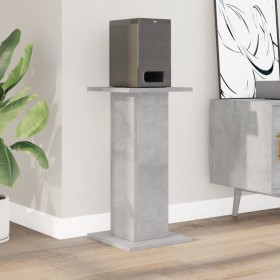 Speaker stands 2 units gray wood concrete 30x30x60 cm by , Speaker stands - Ref: Foro24-852657, Price: 52,61 €, Discount: %