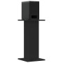 Soportes altavoces 2 uds madera ingeniería negro 30x30x60 cm de , Soportes para altavoces - Ref: Foro24-852655, Precio: 62,67...