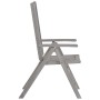 Reclining garden chairs 3 pcs solid acacia wood gray by vidaXL, Garden chairs - Ref: Foro24-310618, Price: 149,99 €, Discount: %