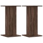 Soportes altavoces 2 uds madera marrón roble 30x30x60 cm de , Soportes para altavoces - Ref: Foro24-852660, Precio: 56,13 €, ...