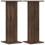 Soportes altavoces 2 uds madera marrón roble 30x30x80 cm de , Soportes para altavoces - Ref: Foro24-852669, Precio: 65,61 €, ...