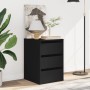 Black engineered wood corner chest of drawers 40x41x58 cm by , Drawers - Ref: Foro24-852835, Price: 78,49 €, Discount: %