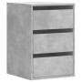 Corner chest of drawers made of gray concrete engineered wood, measuring 40x41x58 cm. by , Drawers - Ref: Foro24-852837, Pric...