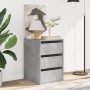 Corner chest of drawers made of gray concrete engineered wood, measuring 40x41x58 cm. by , Drawers - Ref: Foro24-852837, Pric...