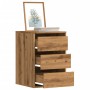 Cómoda de esquina madera de ingeniería blanco 40x41x58 cm de , Cajoneras - Ref: Foro24-852842, Precio: 76,29 €, Descuento: %