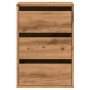 Cómoda de esquina madera de ingeniería blanco 40x41x58 cm de , Cajoneras - Ref: Foro24-852842, Precio: 76,29 €, Descuento: %