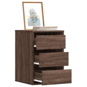 Cajonera de esquina madera ingeniería marrón roble 40x41x58 cm de , Cajoneras - Ref: Foro24-852840, Precio: 78,64 €, Descuent...