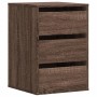 Corner chest of drawers made of brown oak engineered wood, measuring 40x41x58 cm. by , Drawers - Ref: Foro24-852840, Price: 7...